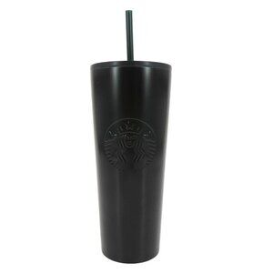 Starbucks Holiday 2020 Dark Green Black Gradient Metal Tumbler 24 OZ NEW